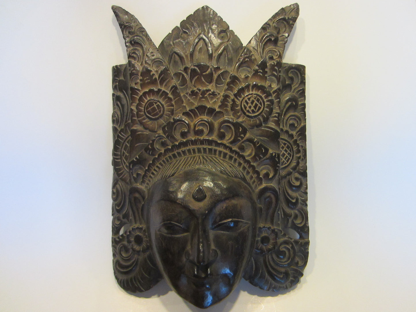 Barong Style Tribal Indonesian Carved Mask