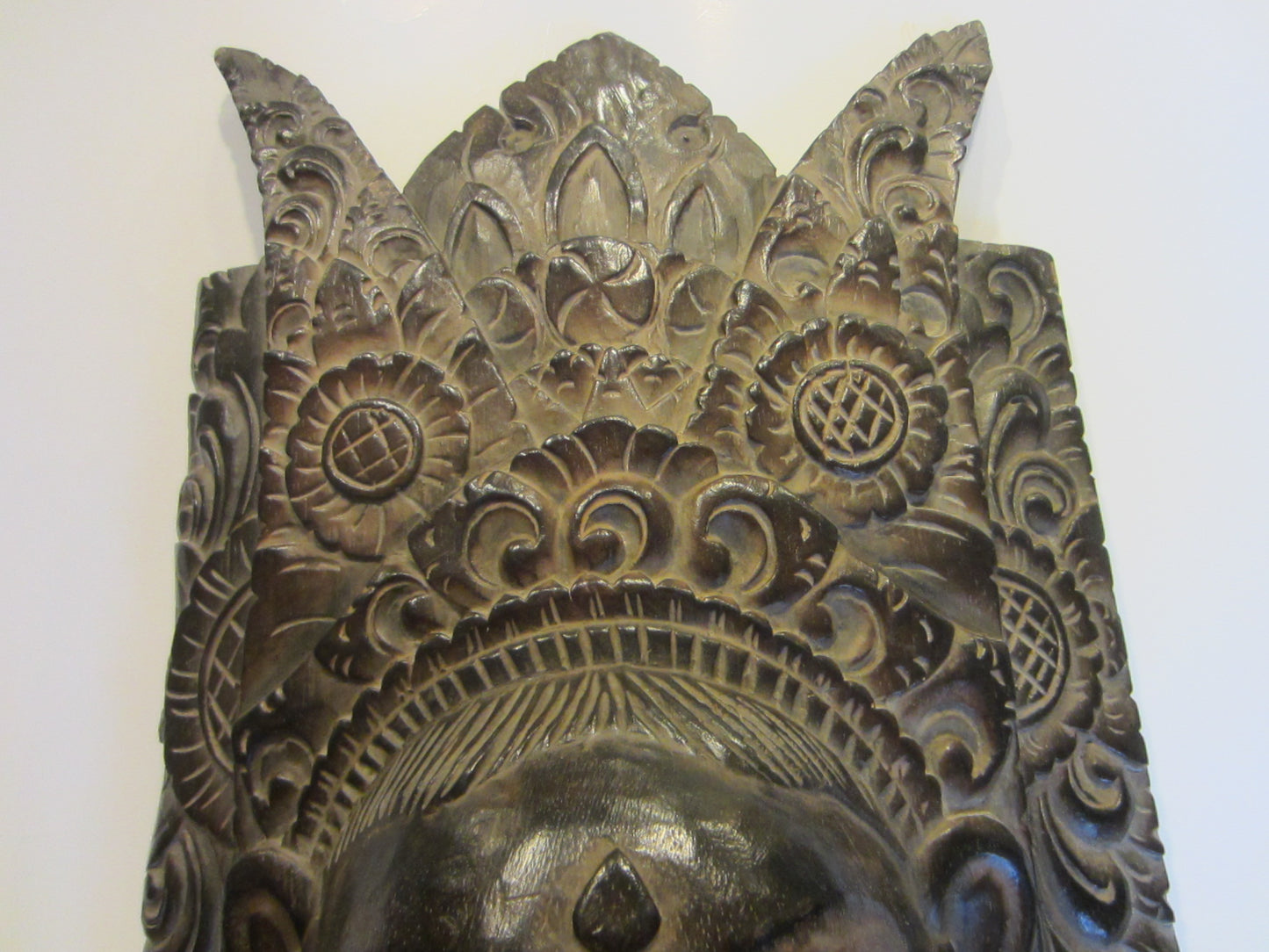 Barong Style Tribal Indonesian Carved Mask