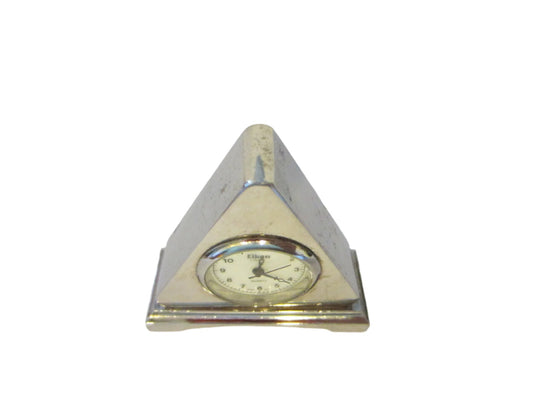 Eikone Classic Quartz Miniature Pyramid Style Quartz Clock - Designer Unique Finds 
 - 1