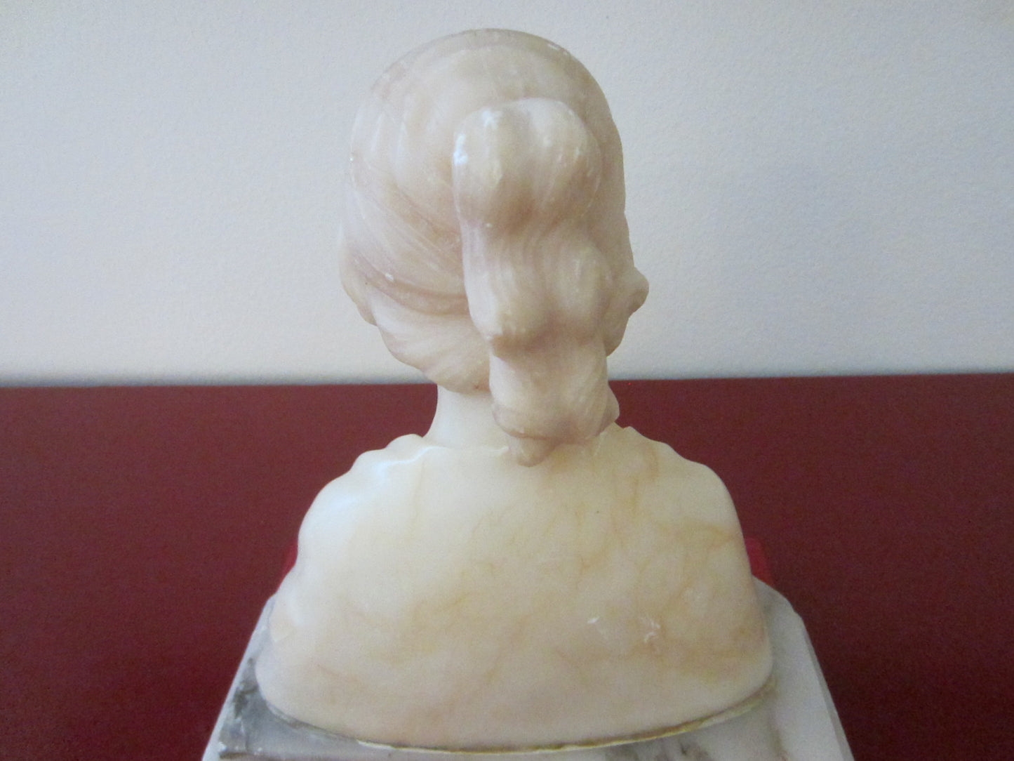 Pheasant Girl Hand Carved Marble Bust