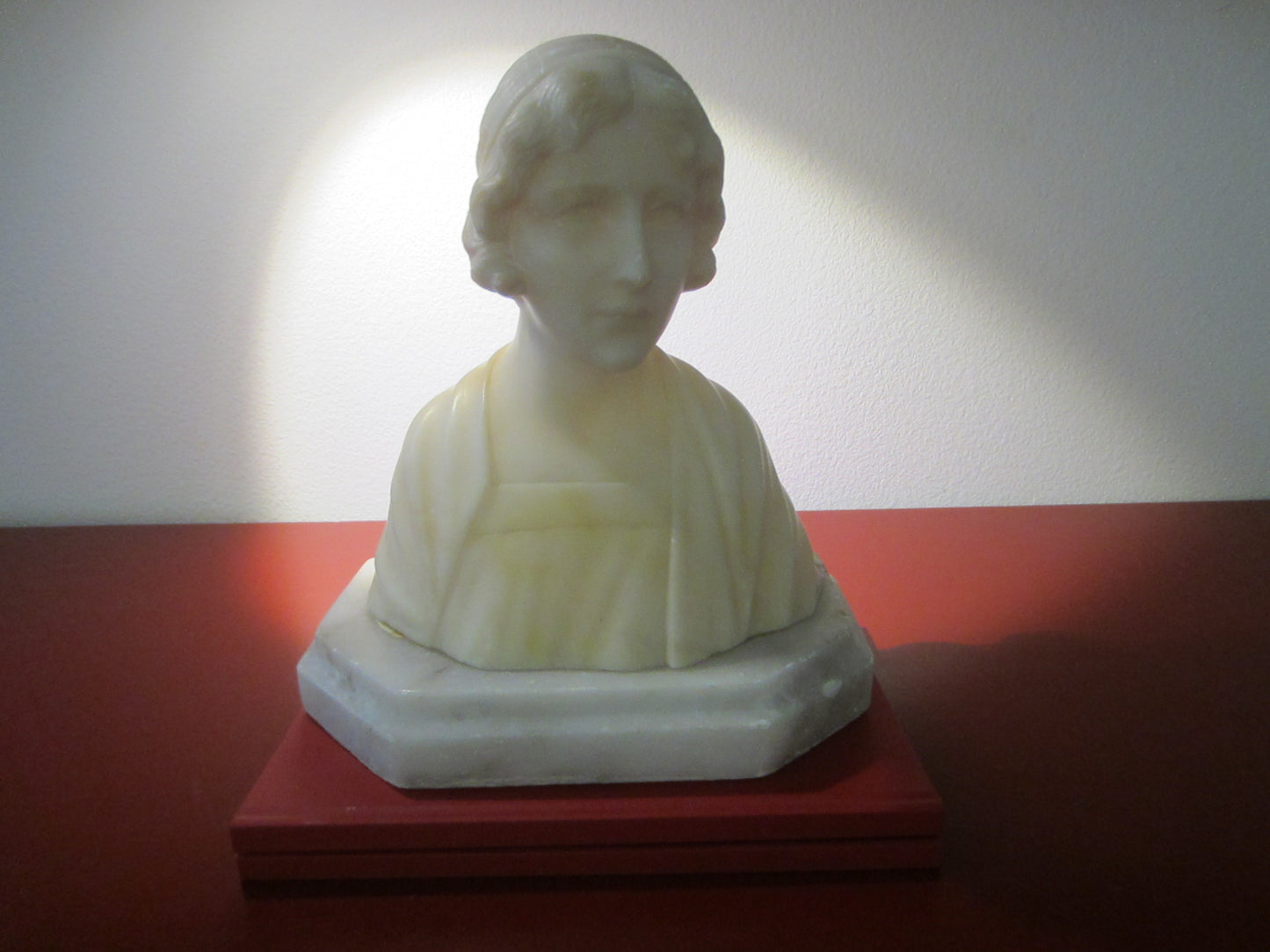 Pheasant Girl Hand Carved Marble Bust