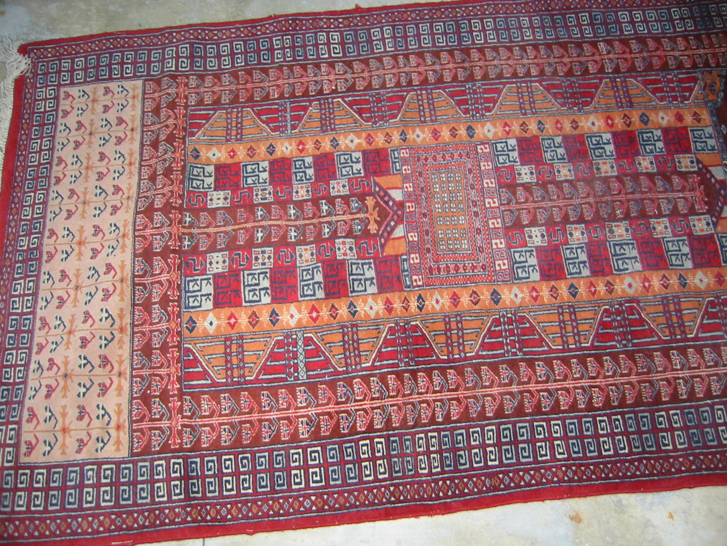 Torkemen Rug Northern Persia Pile of Wool Tribal Art - Designer Unique Finds 
 - 4