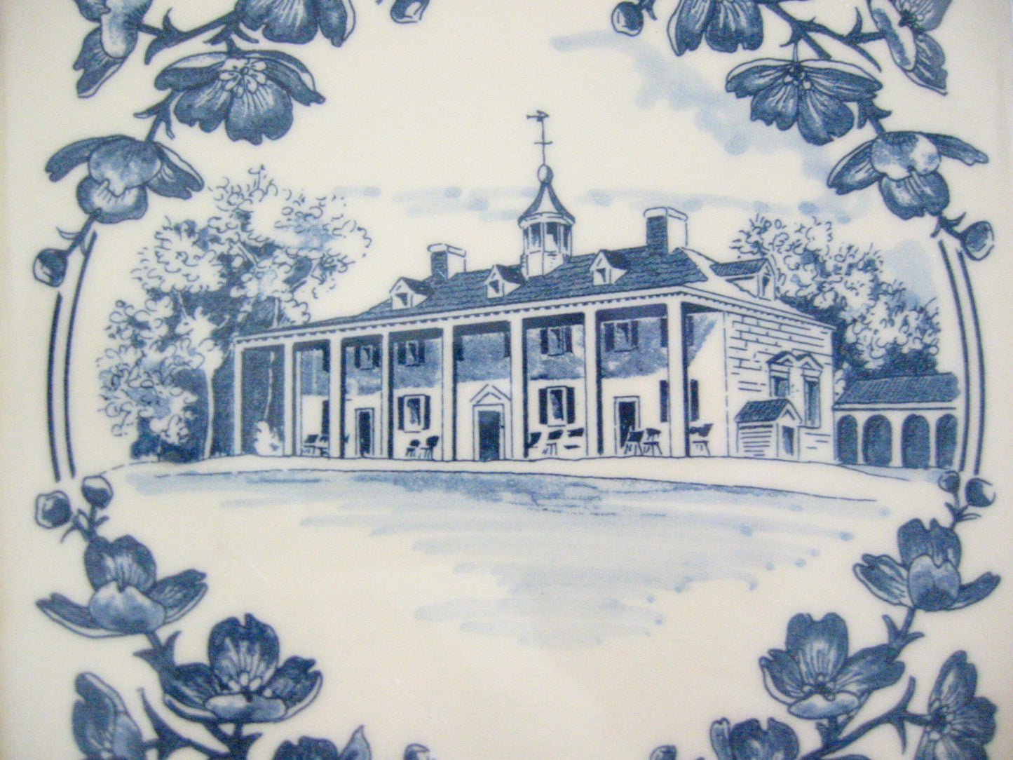 Royal Copenhagen Blue Delft Handwork Holland Porcelain Tile - Designer Unique Finds 