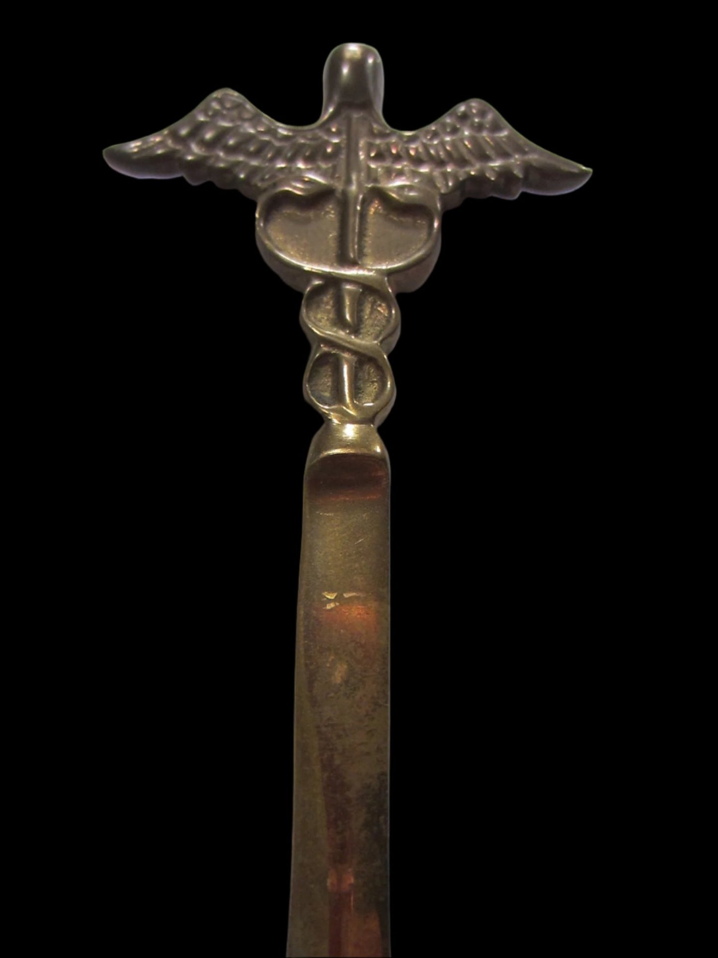 Brass Bookmark Pharma Signage Snake Eagle Design Letter Opener - Designer Unique Finds 