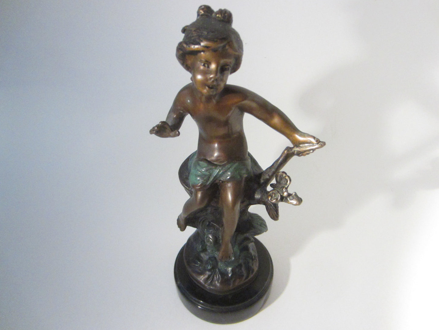 Moreau Style Bronze Sculpture On Marble Base Marked