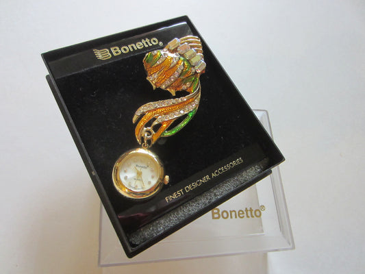 Bonetto Watch Brooch 