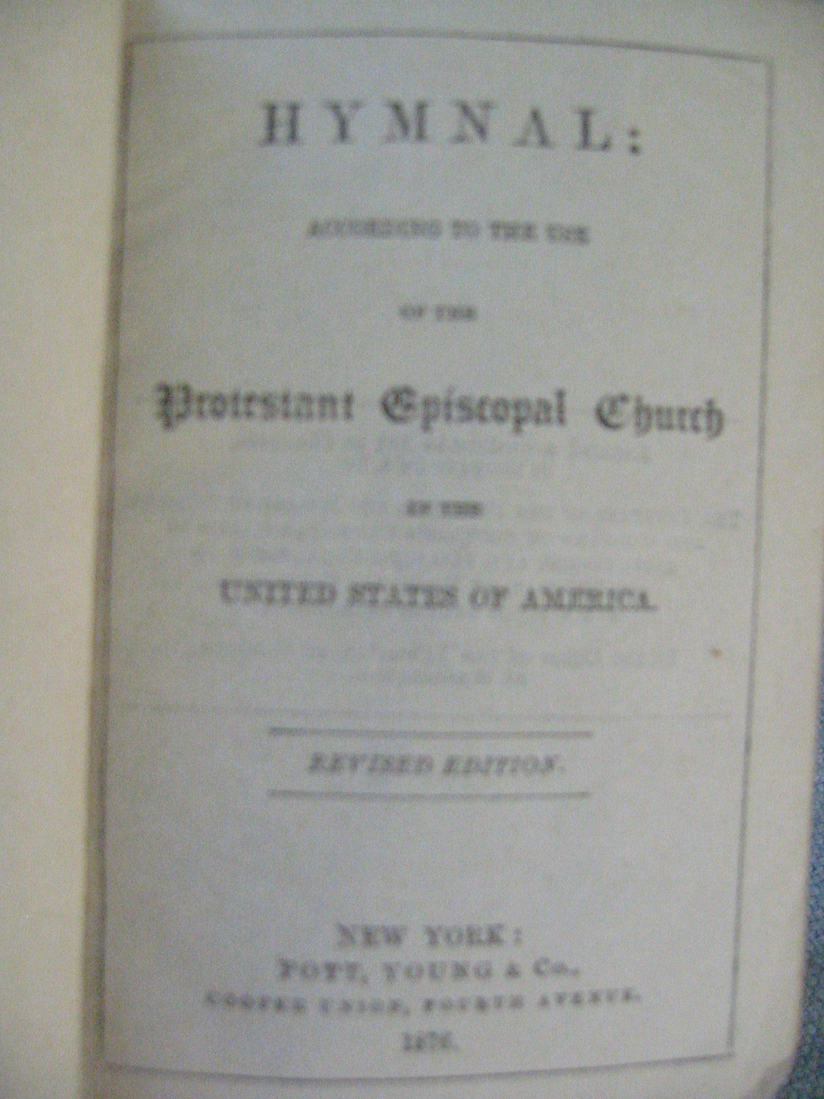 The Book of Common Prayer Hymnal Circa 1868 Leather Case - Designer Unique Finds 