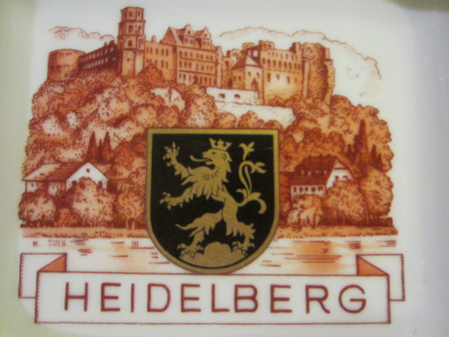 Selb Bavaria Heidelberg Square Tray H Co Heimrich Porzellan