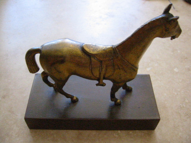 Jenning Bros Bronze Horse Art Deco Stand Marked JB - Designer Unique Finds 
 - 3