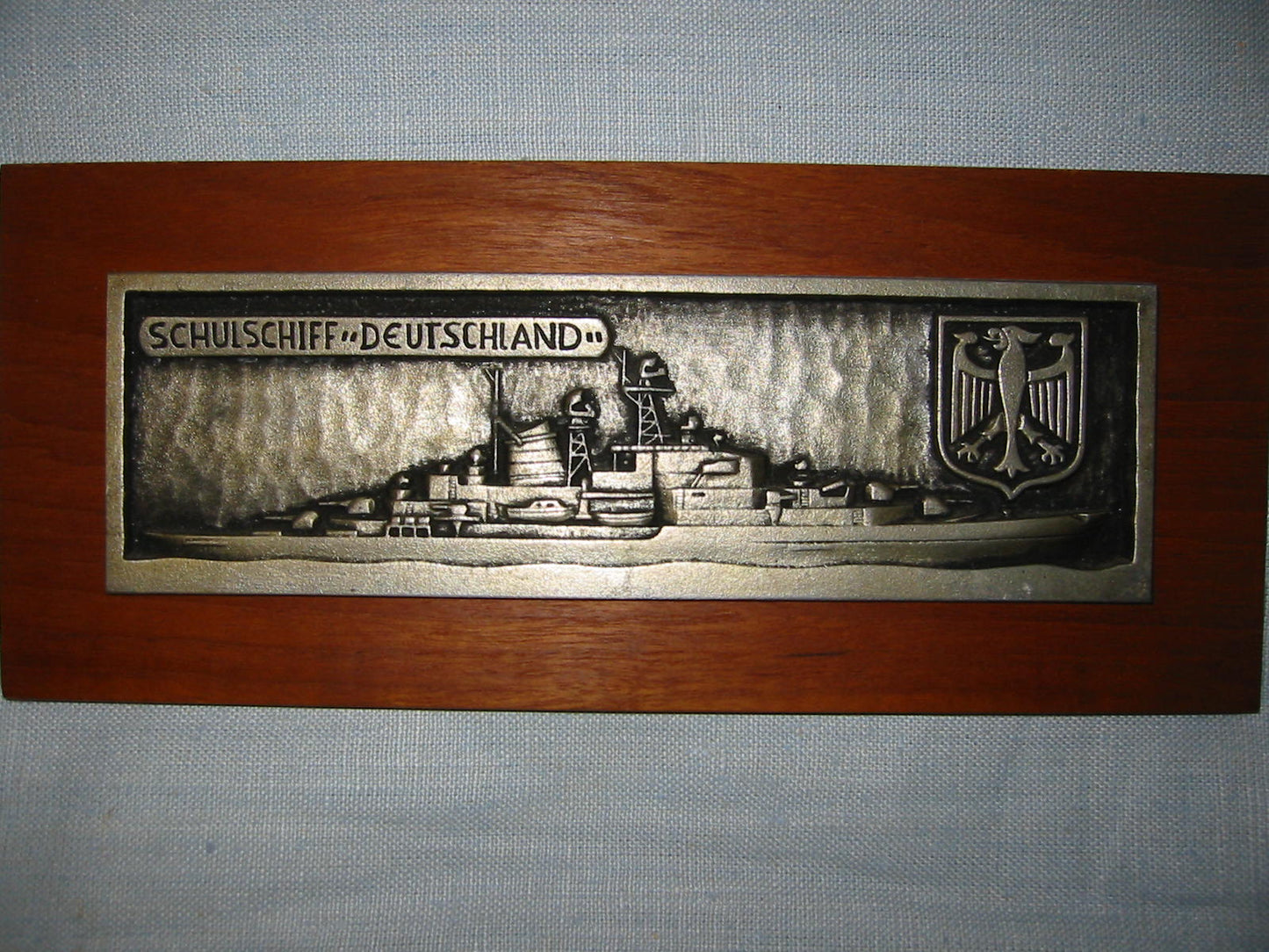 Schulschiff Deutschland Plaque Blohm Voss Hamburg WG Wall Decor - Designer Unique Finds 