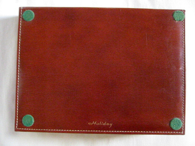 Holiday Brown Jewelry Case Organizer Emboss Shields - Designer Unique Finds 
 - 5