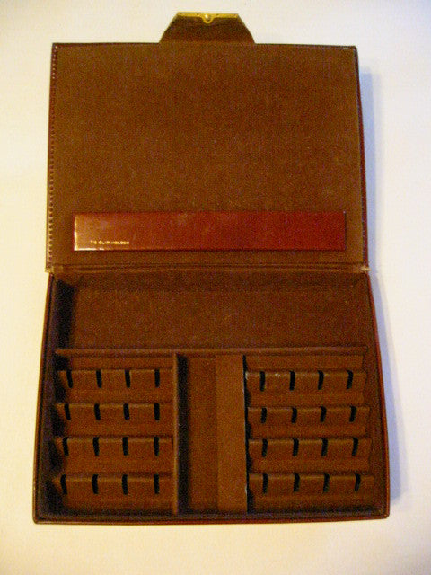 Holiday Brown Jewelry Case Organizer Emboss Shields - Designer Unique Finds 
 - 3