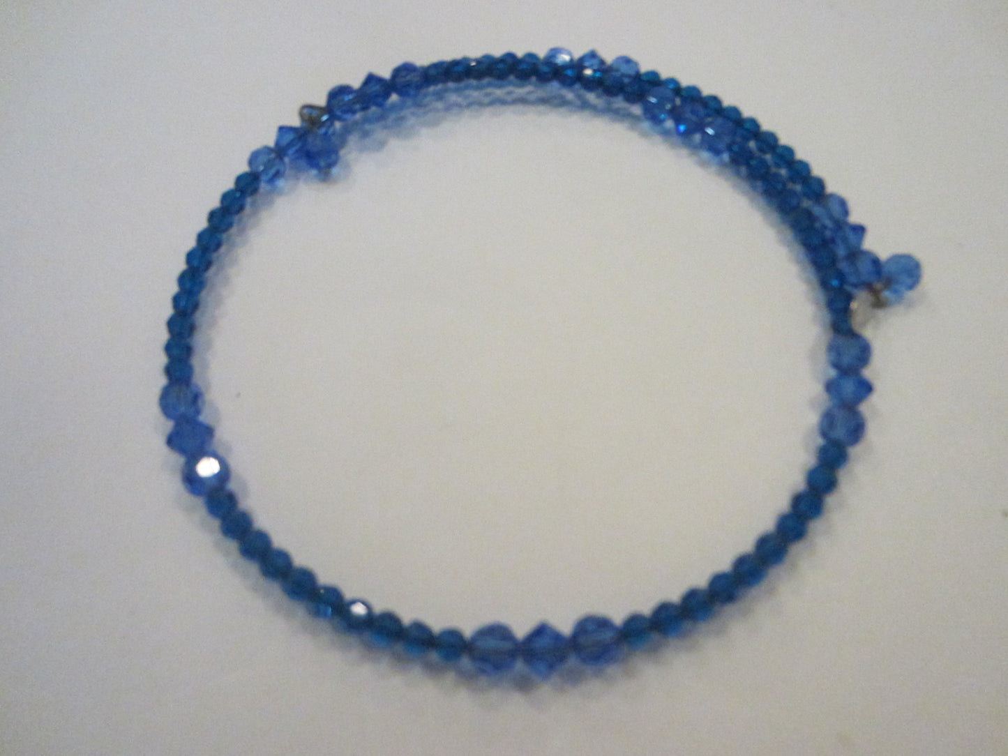 Tarina Tarantino Blue Crystal Choker Signature Tag