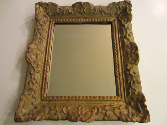 Kullicke Collection Provencal Style Mirror Gesso Composition - Designer Unique Finds 