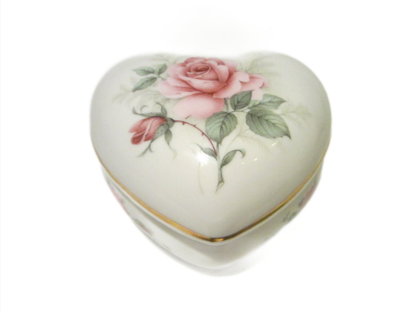 The San Francisco Music Company Porcelain Heart Music Box