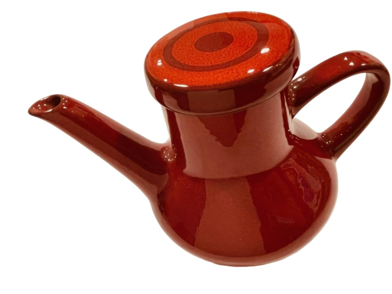 Ceracron Melitta Germany Red Ceramic Tea Coffee Service