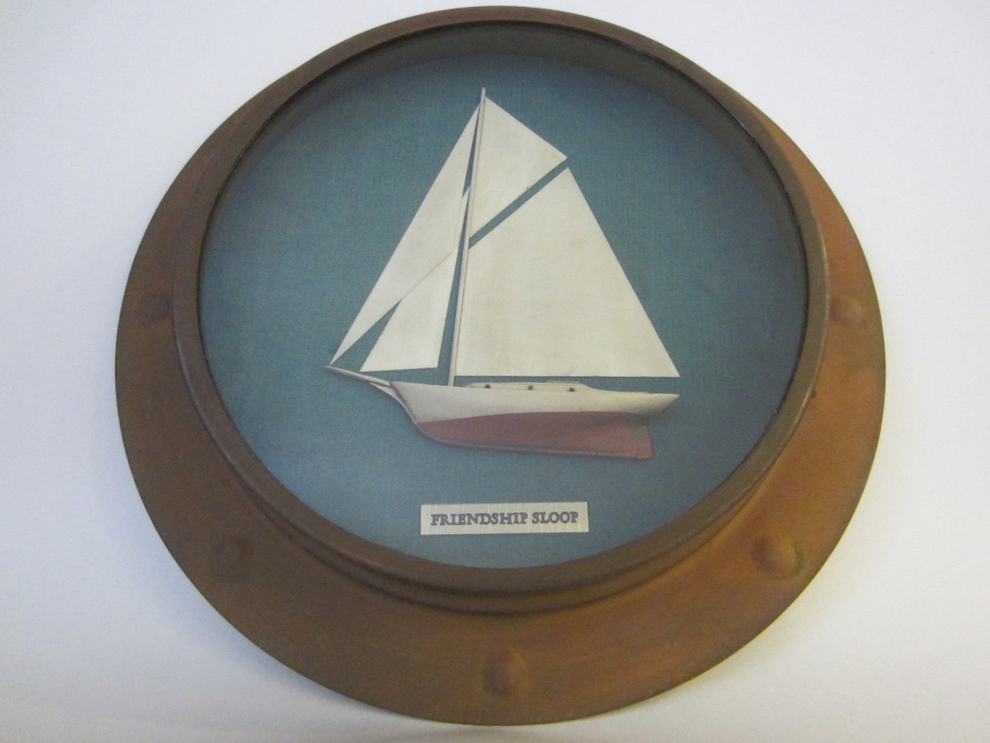 Friendship Sloop Model Sailboat Copper Frame Art By Seaway Production