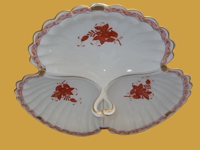 Herend Chinese Bouquet Clamshell Platter Open Salt Pepper - Designer Unique Finds 