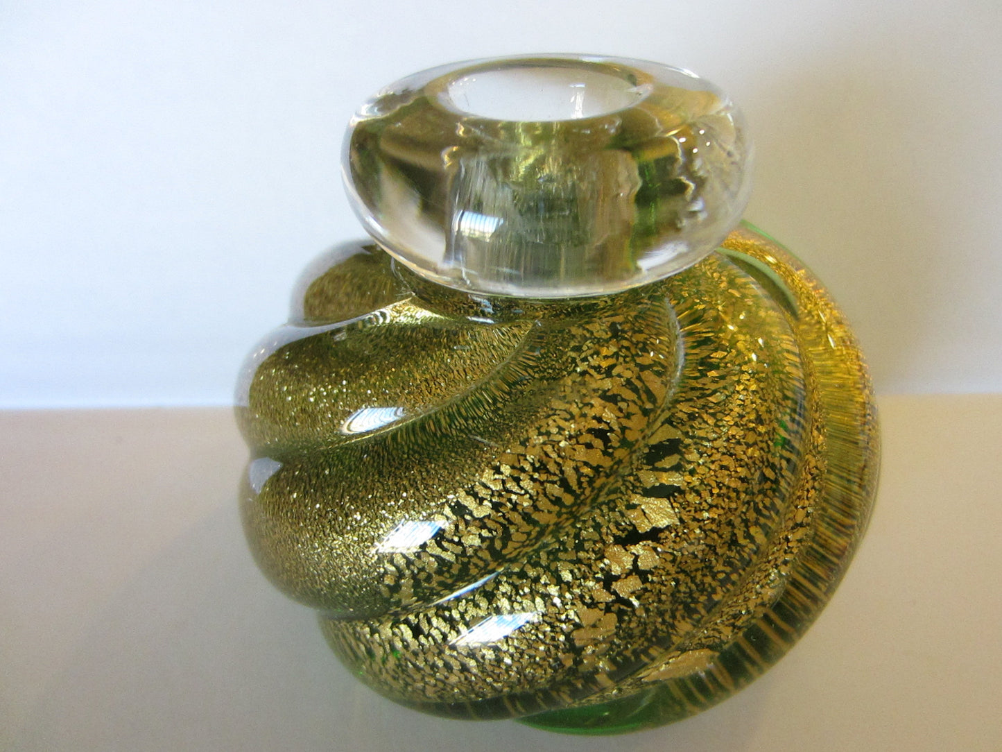 Archimede Seguso Murano Spiral Bottle Style Paperweight - Designer Unique Finds 
 - 2