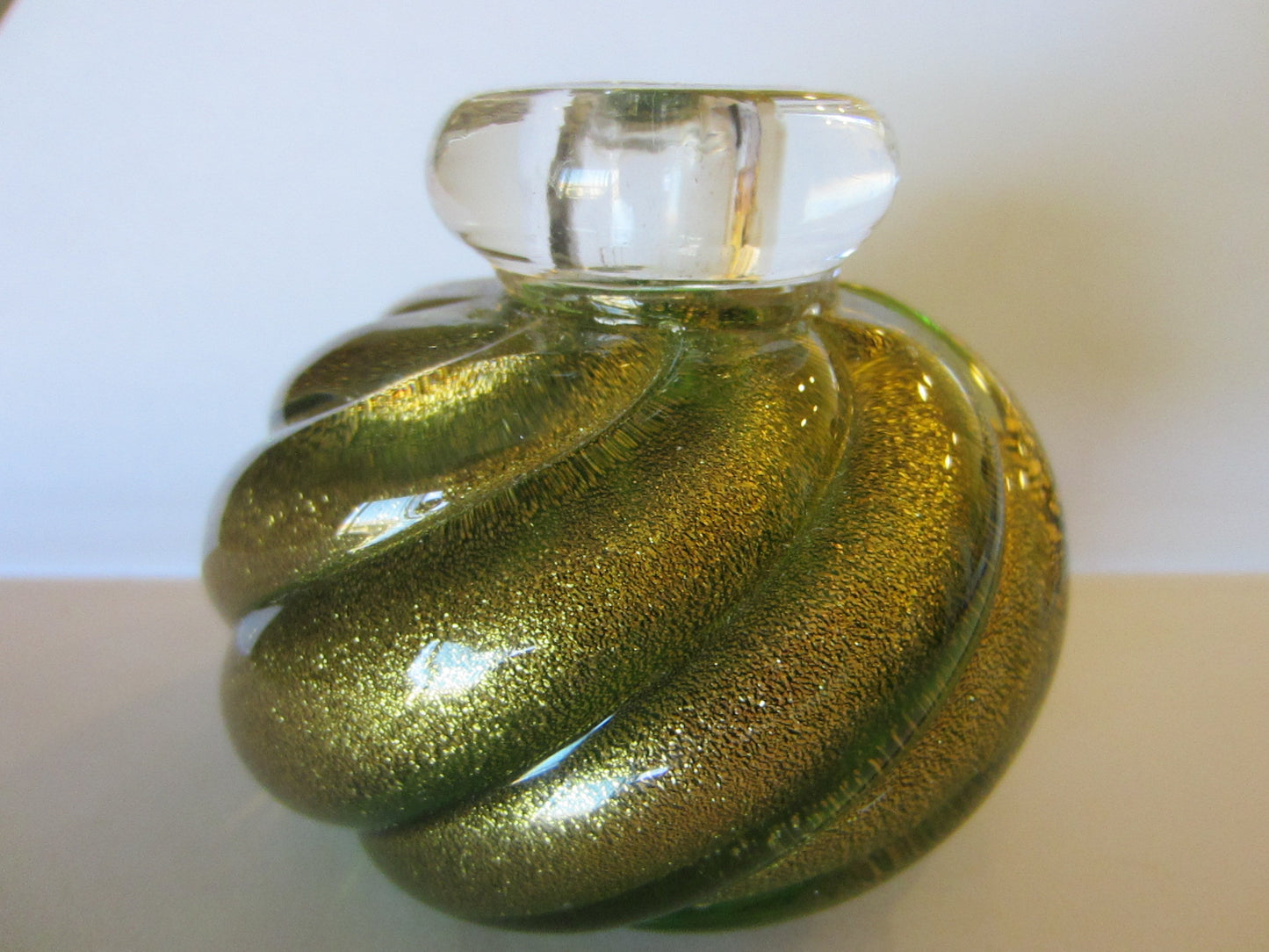 Archimede Seguso Murano Spiral Bottle Style Paperweight - Designer Unique Finds 
 - 4