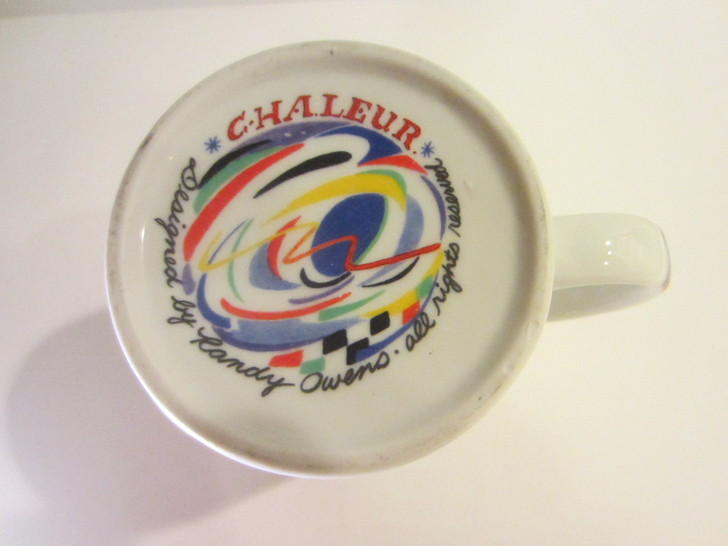 Chaleur By Randy Owens Racing Car Ceramic Mug