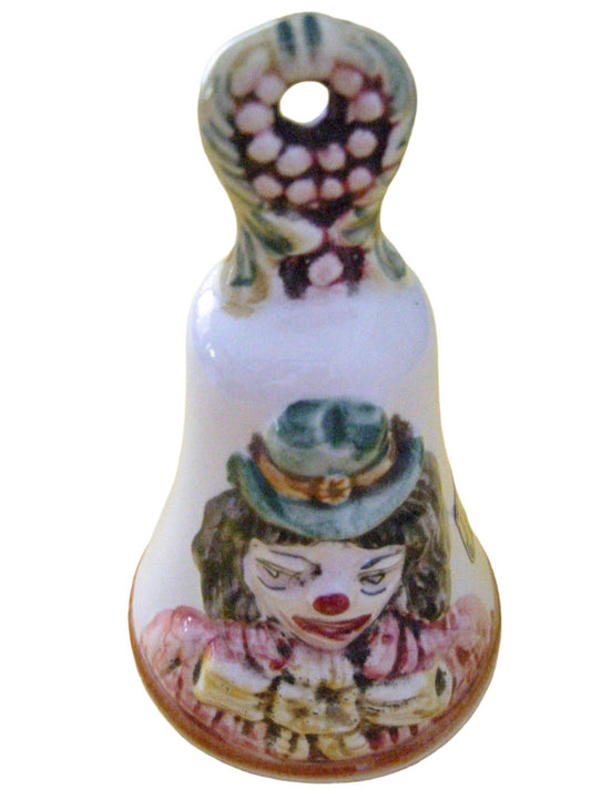 Capodimonte Italy Majolica Figurative Hand Painted Signed Ceramic Bell - Designer Unique Finds 
 - 1