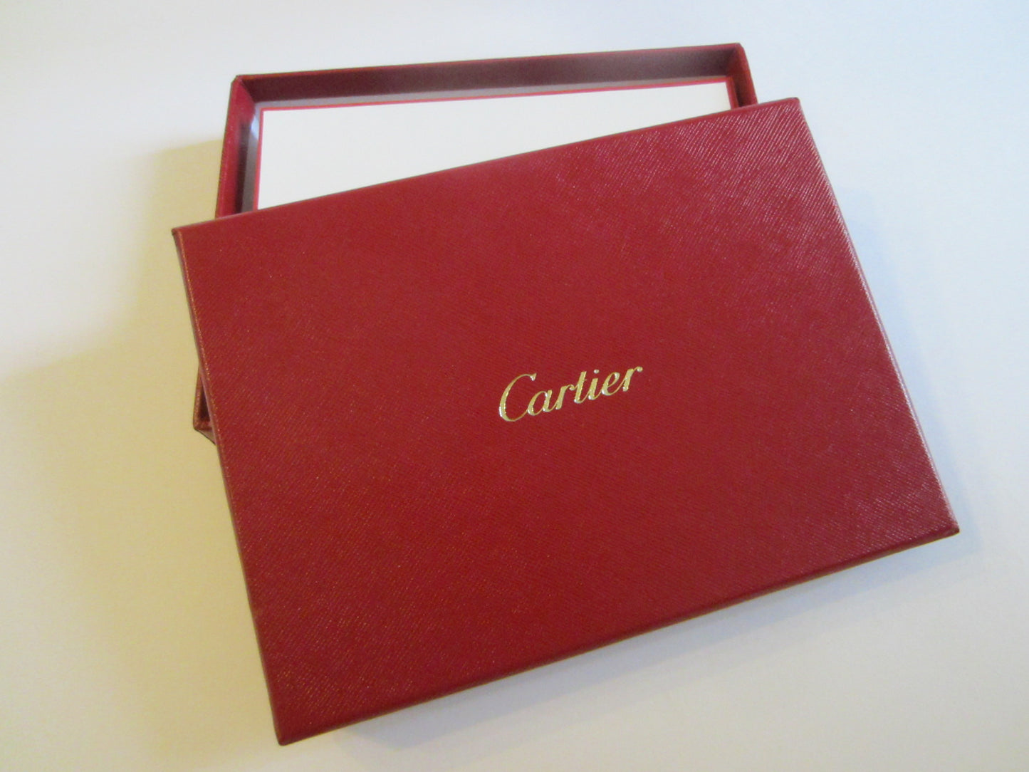 Cartier Box Of Red Note Cards And Envelopes