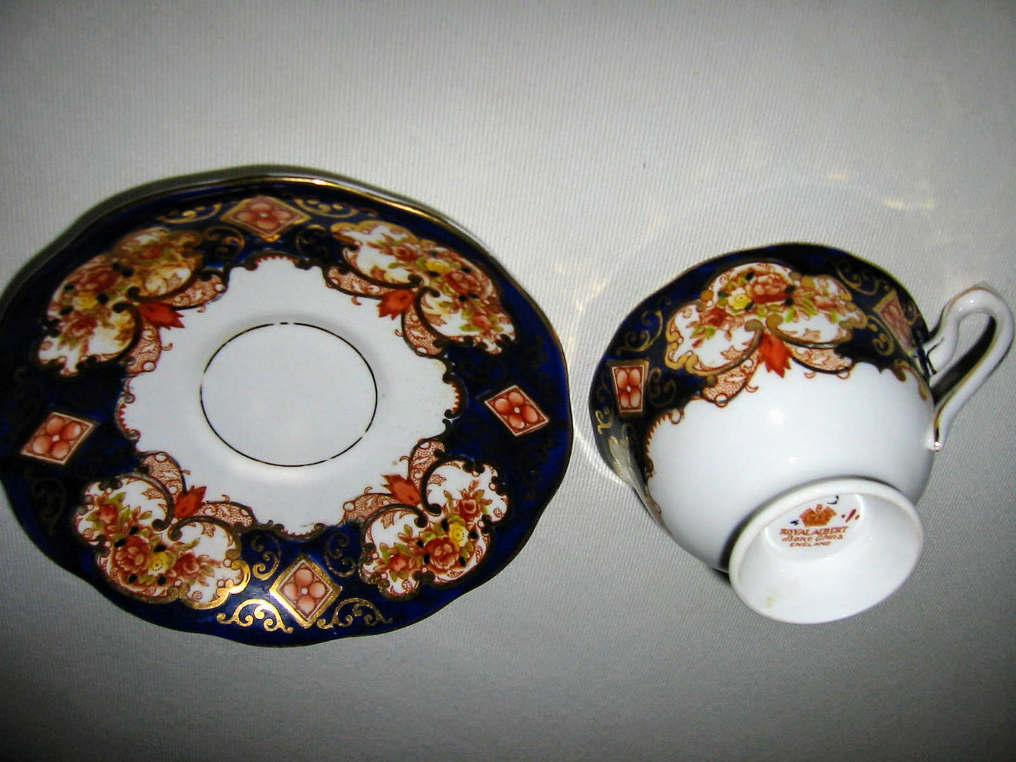 Royal Albert Bone China Derby Cups Saucer Made In England