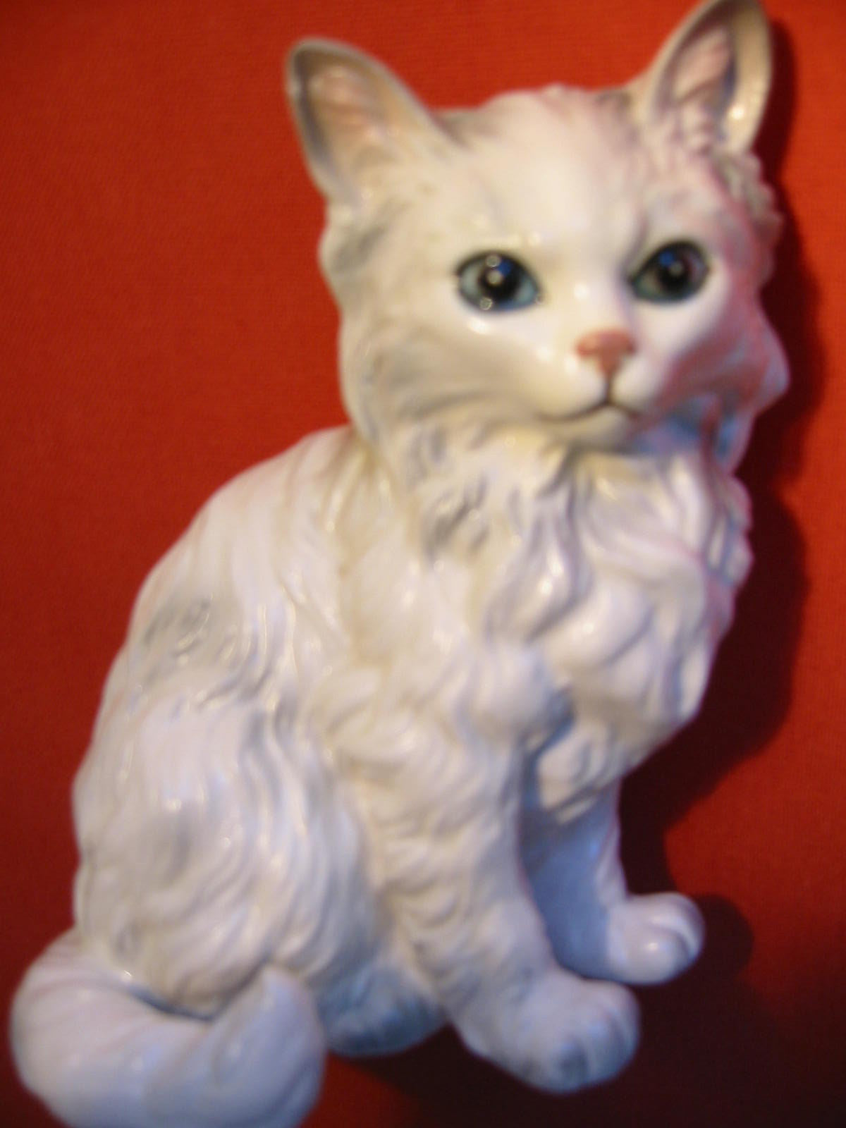 Lefton Japan Porcelain Cat - Designer Unique Finds 