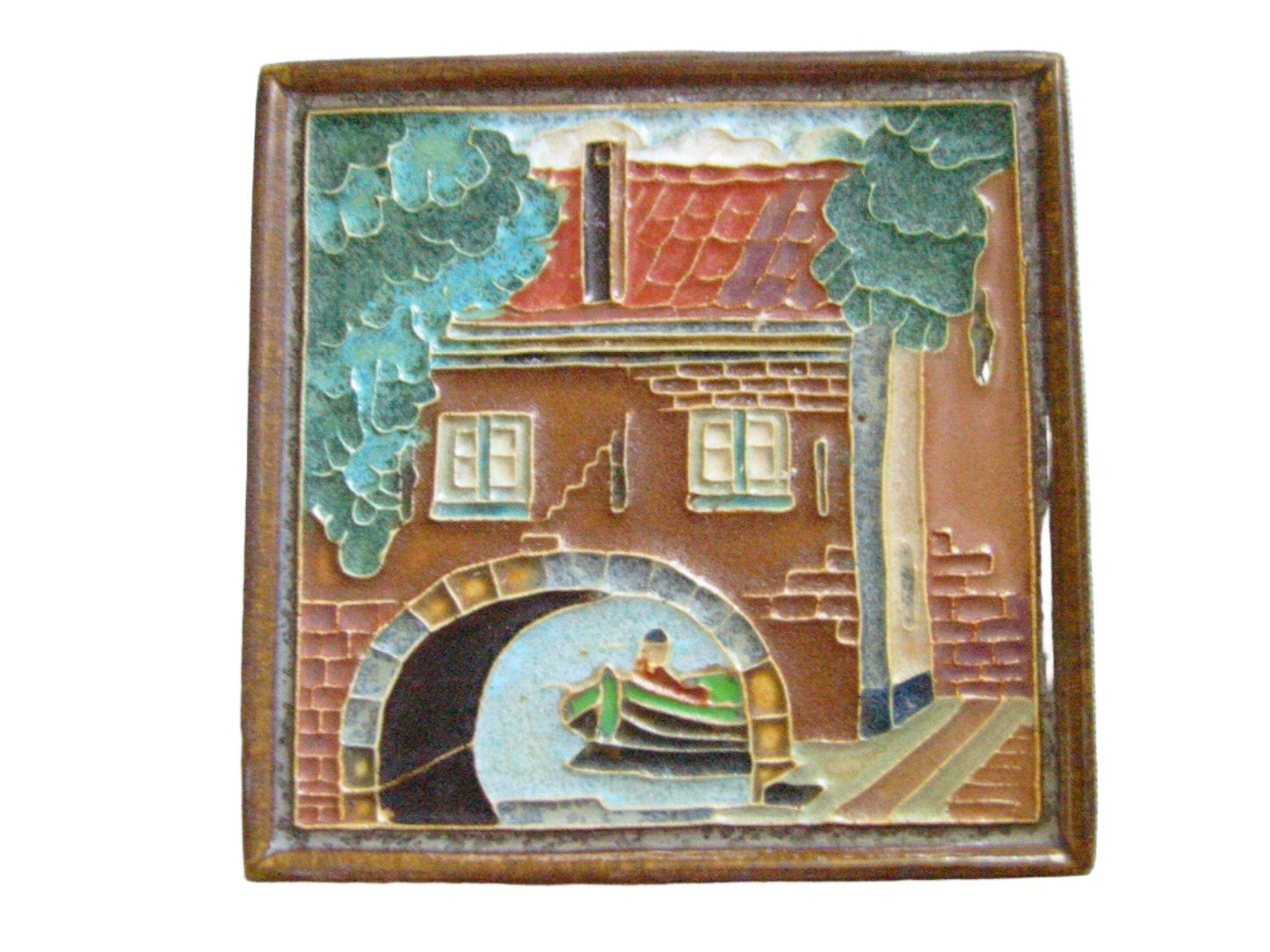 Delft Hand Painted Ceramic Tiles Made In Holland Signed Circa 1900 - Designer Unique Finds 
 - 6