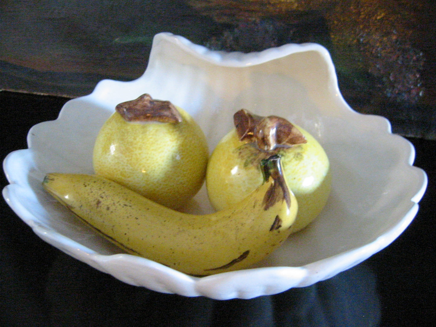 Hand Decorated Painted Ceramic Fruits 