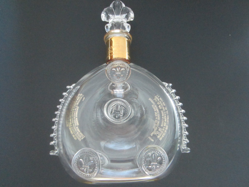 Saint Louis France Remy Martin Hand Made Crystal Decanter Red Leather –  Designer Unique Finds