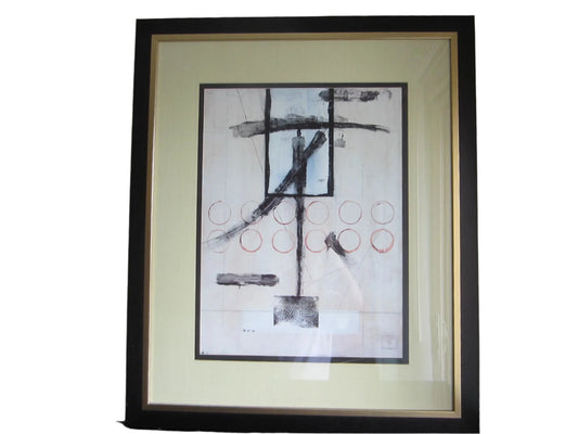 Abstract Lithograph Contemporary Art Artist Monogram - Designer Unique Finds 
 - 3