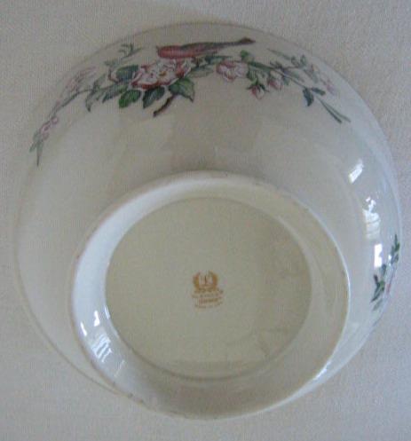 Lenox Serenade Floral Bird Hand Painted Decorative Porcelain Bowl