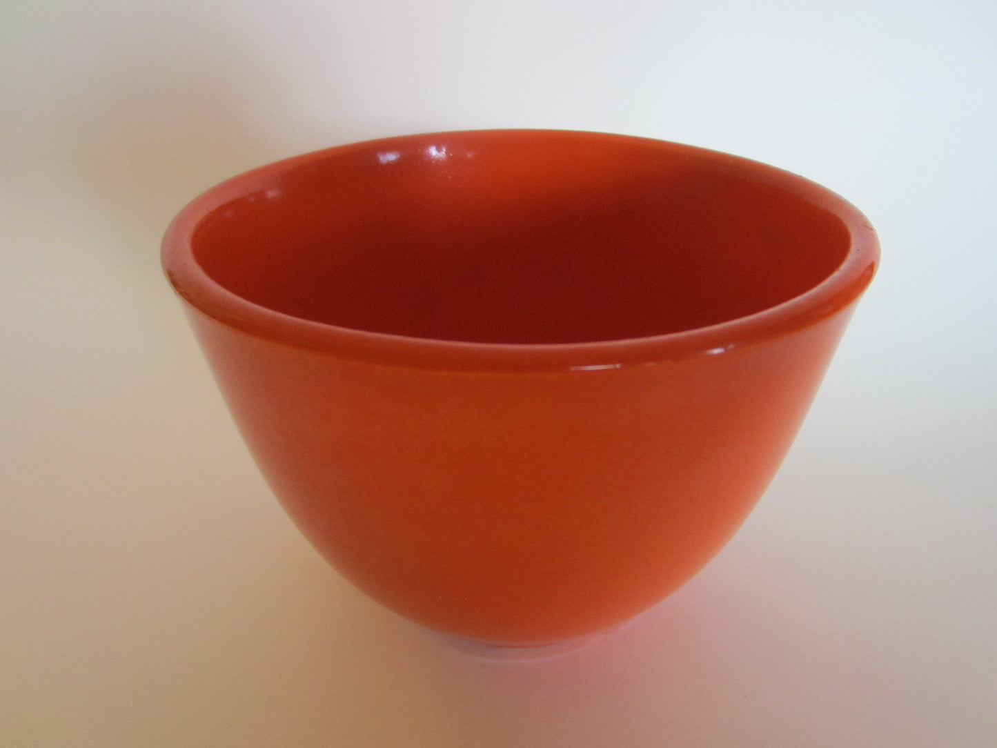 California Pottery Orange Ceramic Signature Bowl