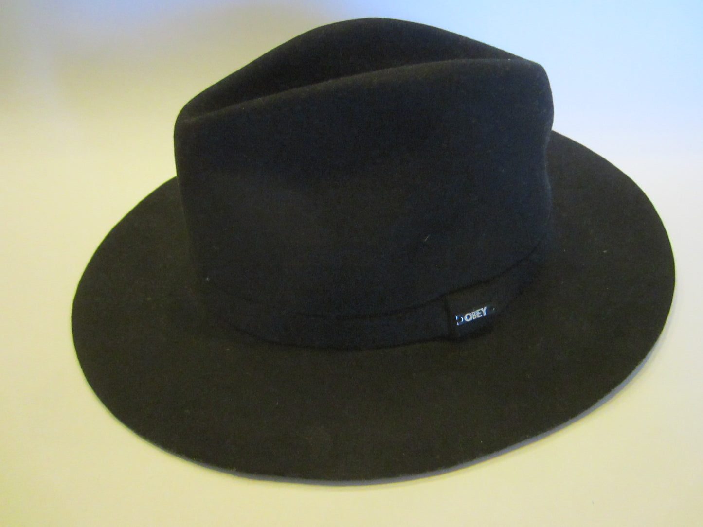 Obey Propaganda Black Wool Fedora Fashion Hat