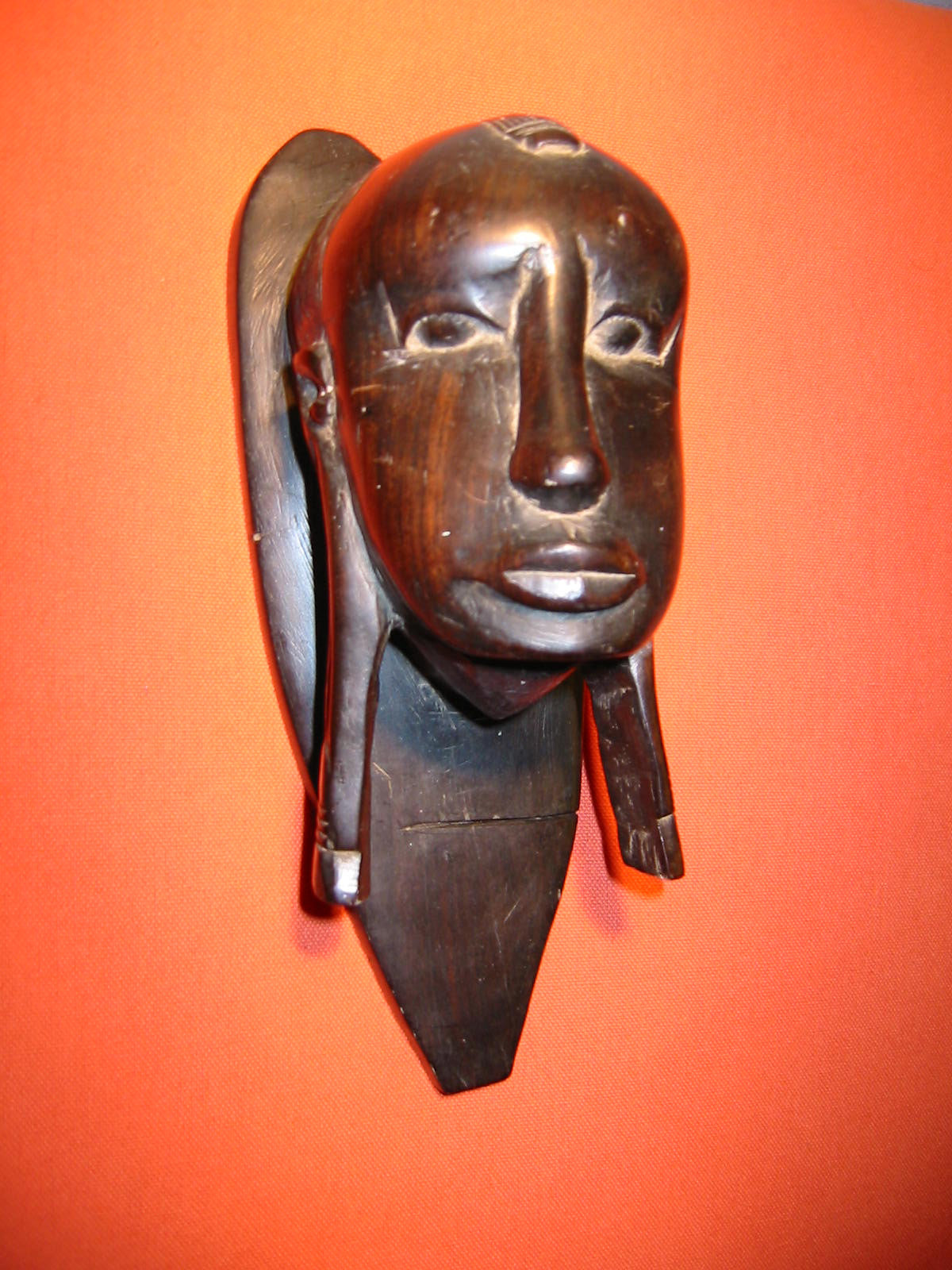 Folk Art African Composite Portrait Bust Wall Decor - Designer Unique Finds 
 - 1