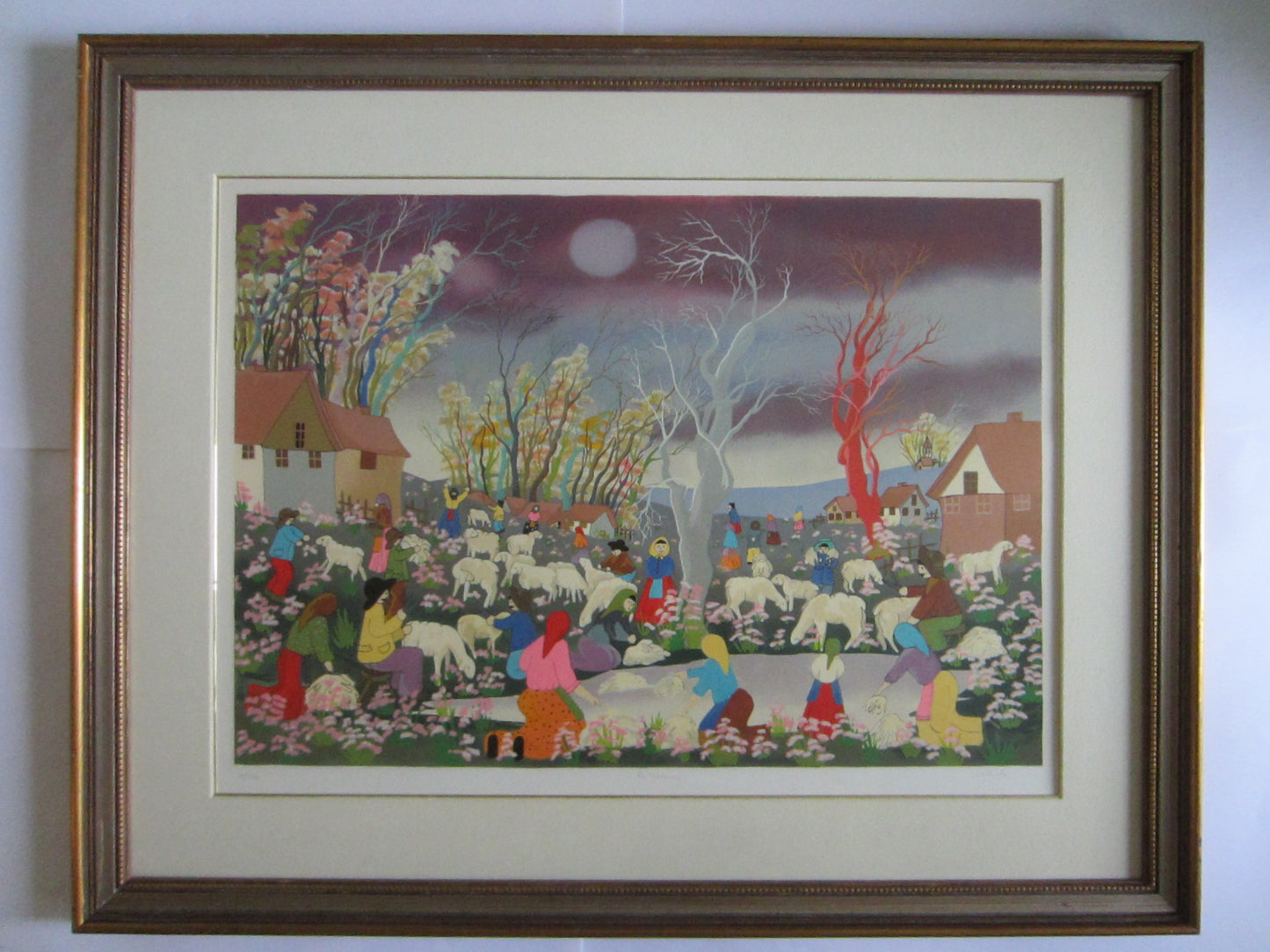 De Paola  Sheer Joy Illustrated Pencil Signed Titled LE Serigraph