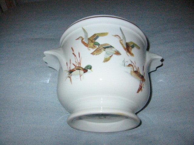 Porcelain Planter Dure Georges Boyer Limoges France Flying English Birds - Designer Unique Finds 
 - 6