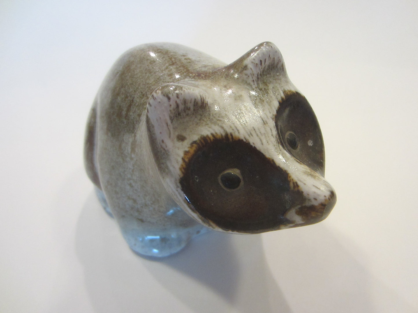 Pigeon Fogre Raccoon D Ferguson Signed Ceramic Art