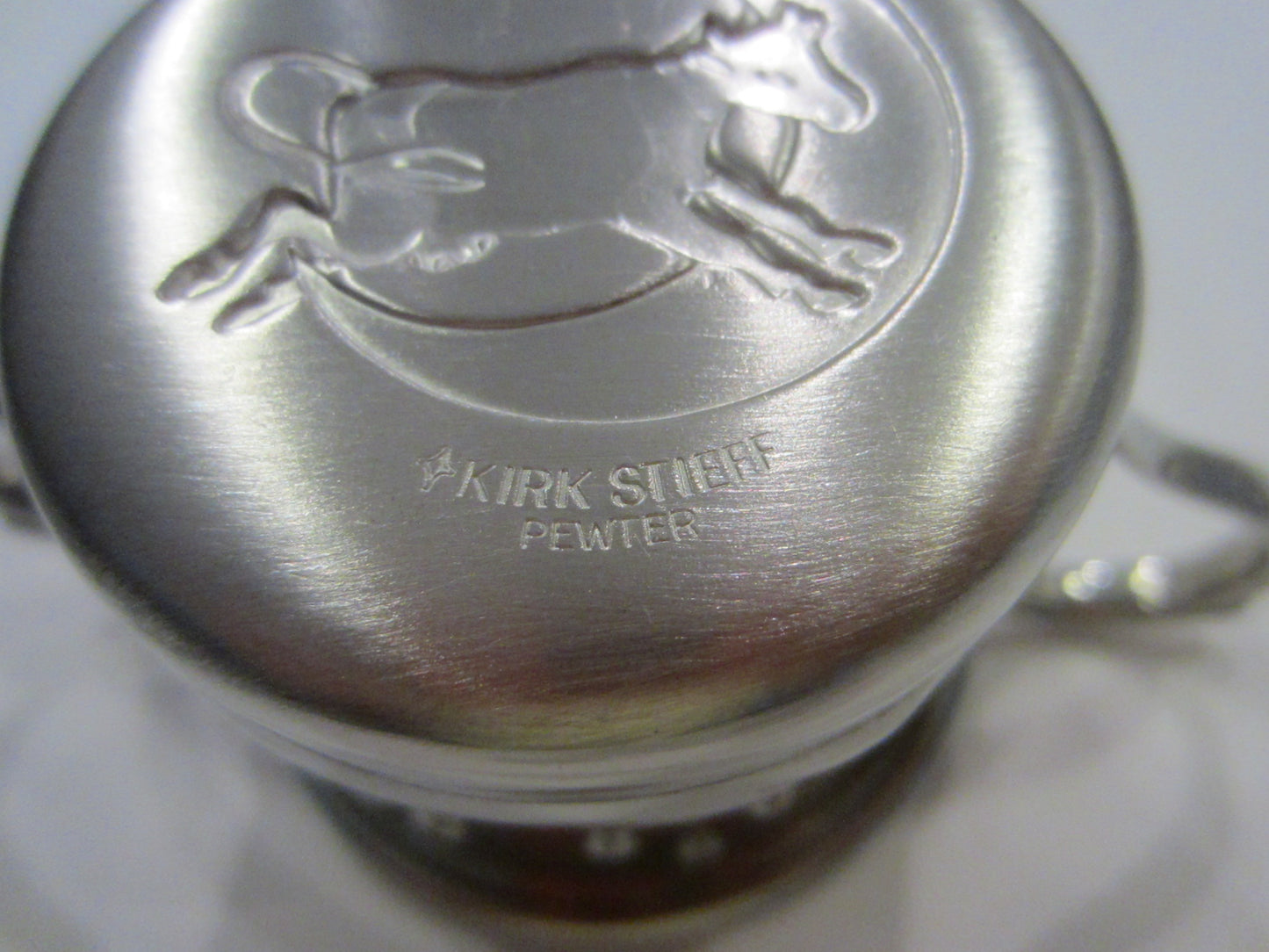 Lenox Kirk Stieff Pewter Baby Gift Set Hey Diddle Nursery Rhyme