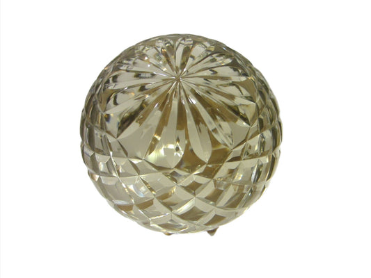 Crystal Diamond Cut Globe Sphere 