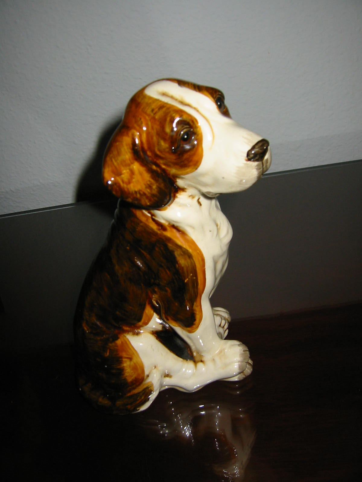 Ceramic Folk Art Dog Pottery Hand Painted Figurine - Designer Unique Finds 
 - 3