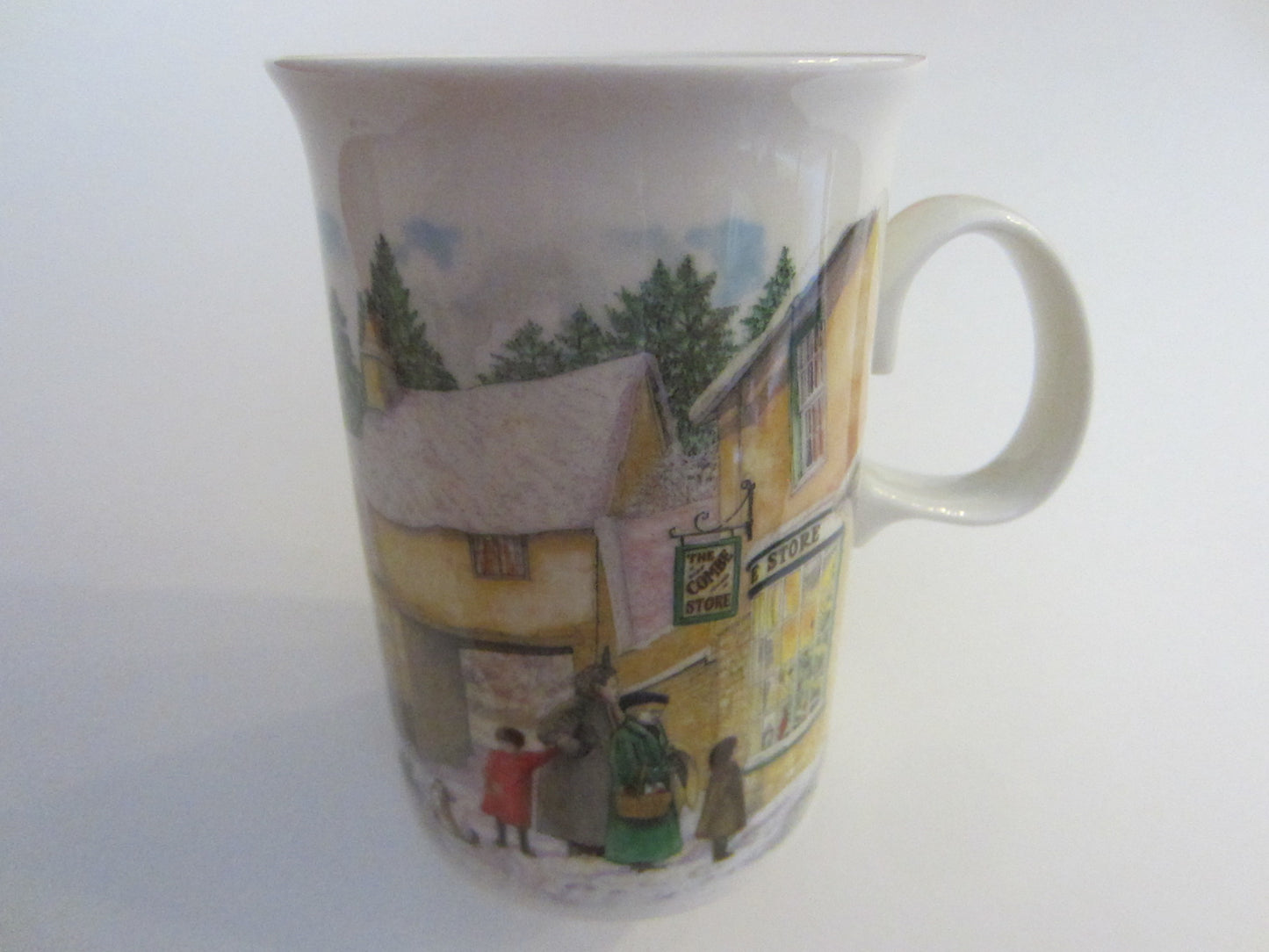 Dunoon Bone China England Porcelain Mug Set of Six Various Scenes - Designer Unique Finds 