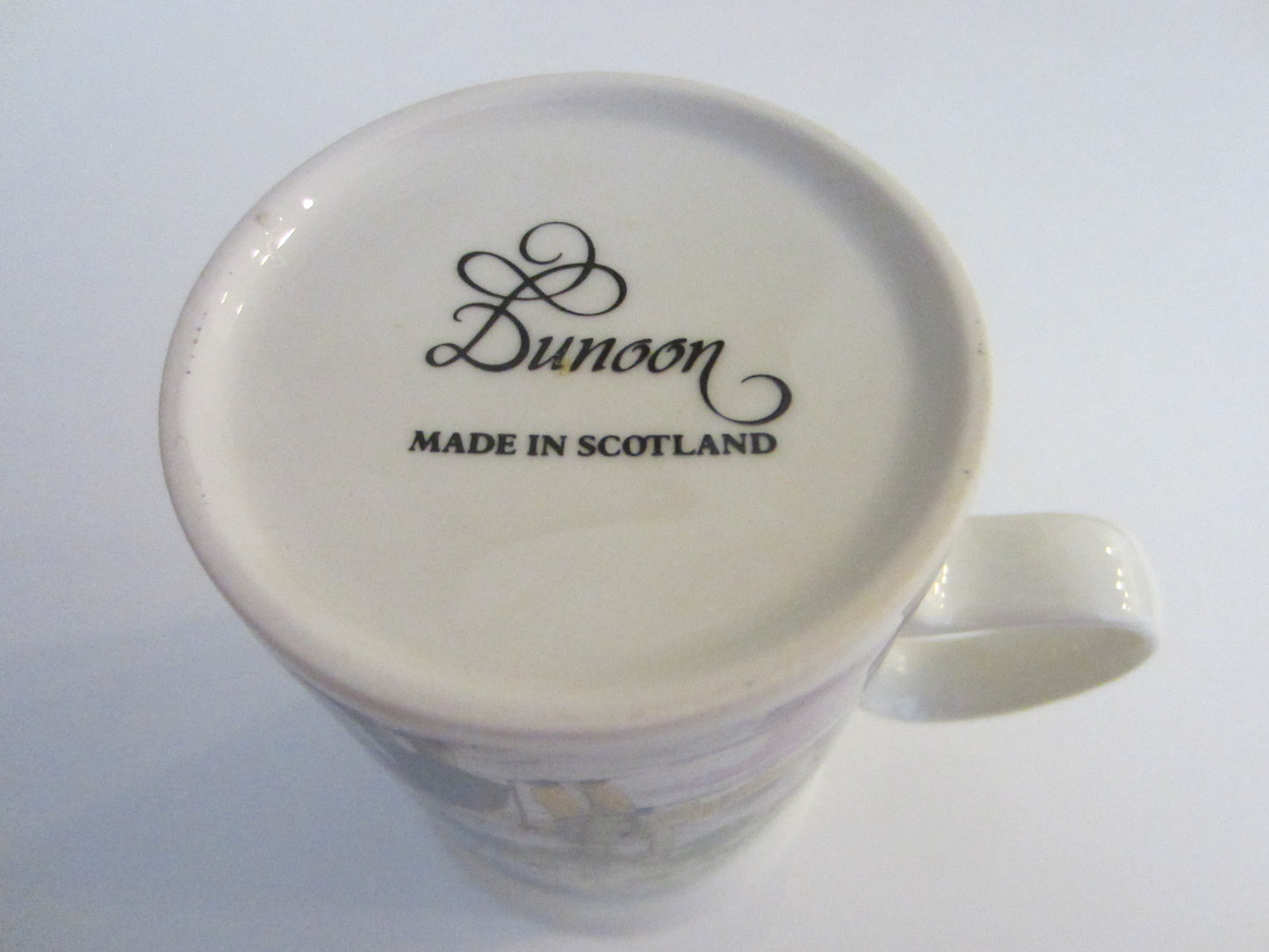 Dunoon Bone China England Porcelain Mug Set of Six Various Scenes - Designer Unique Finds 