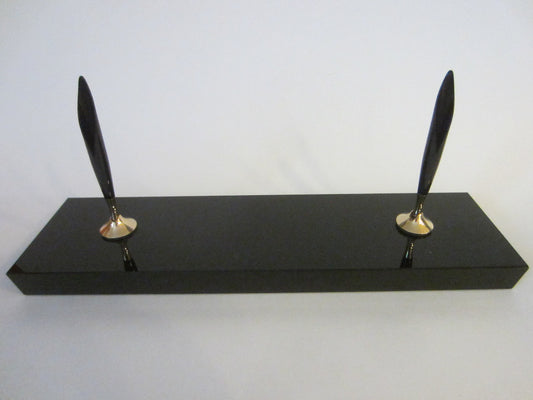 Black Onyx Contemporary Pen Holder