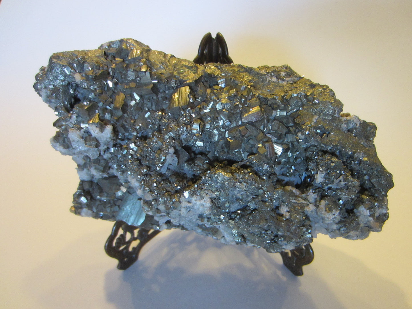 Meteorite Uncommon Specimen In Cluster Crystals Metal Object - Designer Unique Finds 