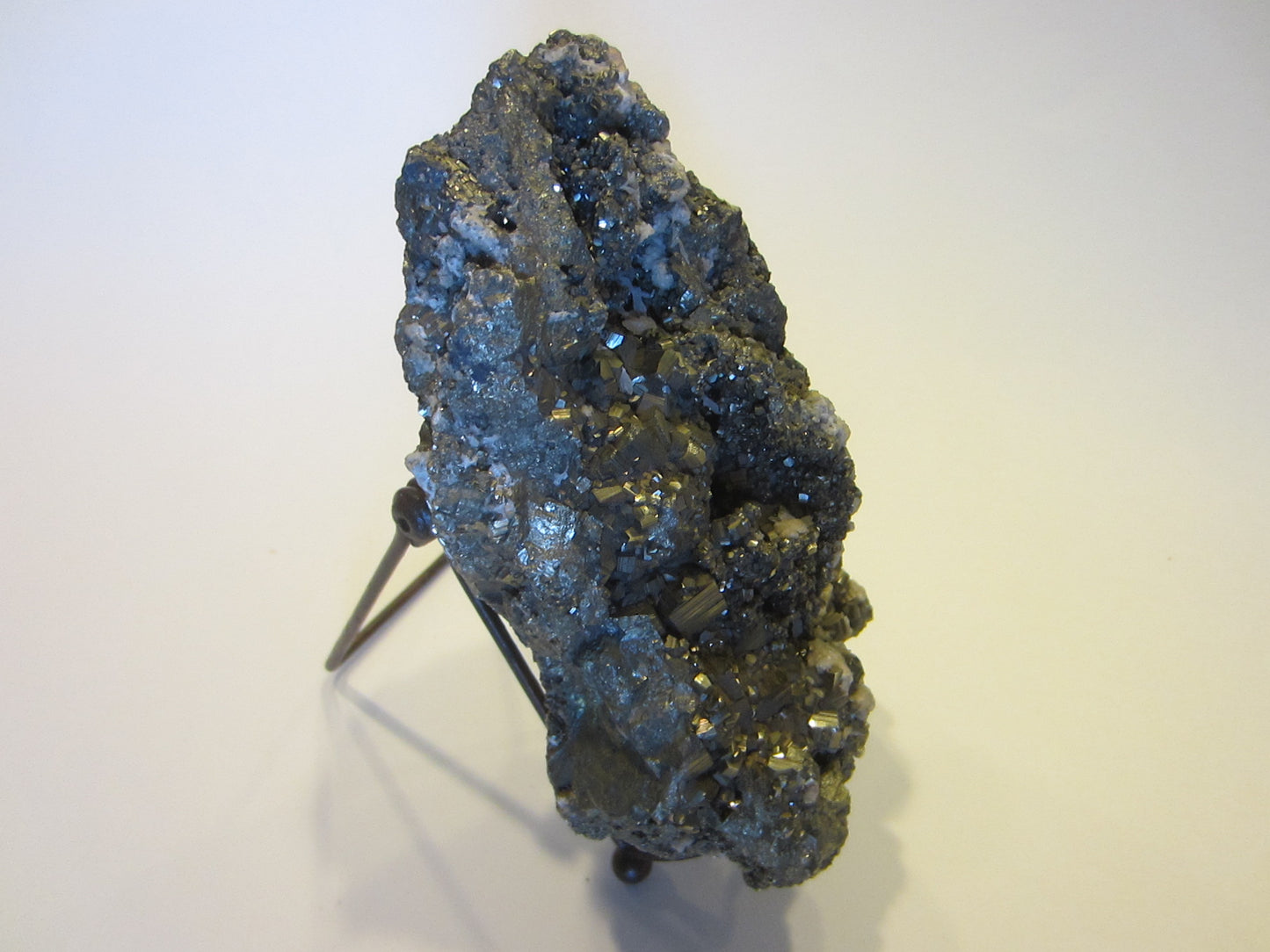 Meteorite Uncommon Specimen In Cluster Crystals Metal Object - Designer Unique Finds 