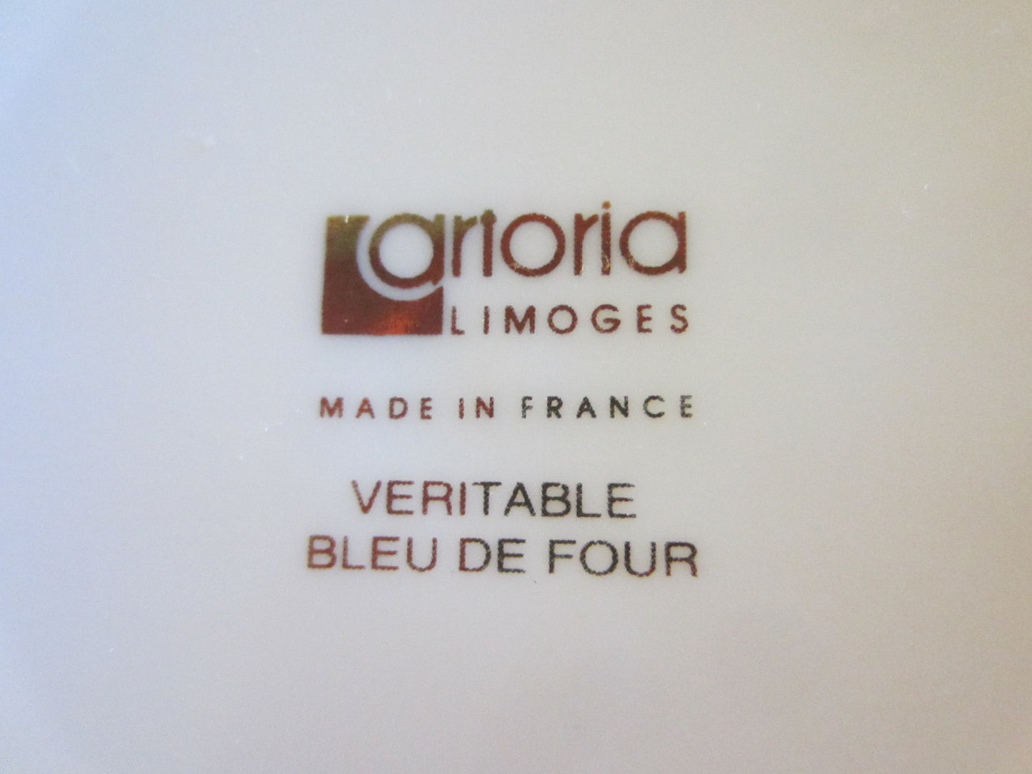 Artoria Limoges France Miniature Box Bleu De Four Hotel Ancienne Residence Imperiale