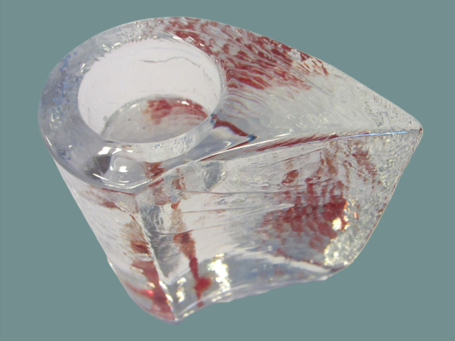 Kosta Boda Sweden Votive Tealight Crystal Candle Holder - Designer Unique Finds 